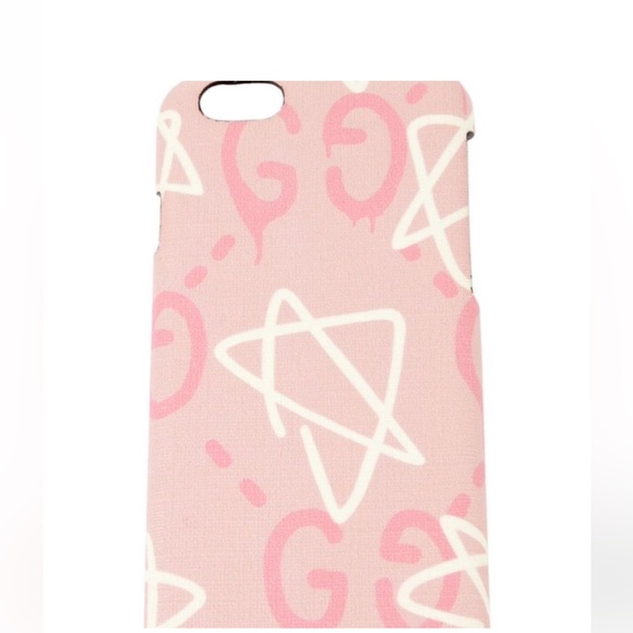 Gucci Other - NEW GUCCI Graffati Pink and White Phone Case comes in retail box